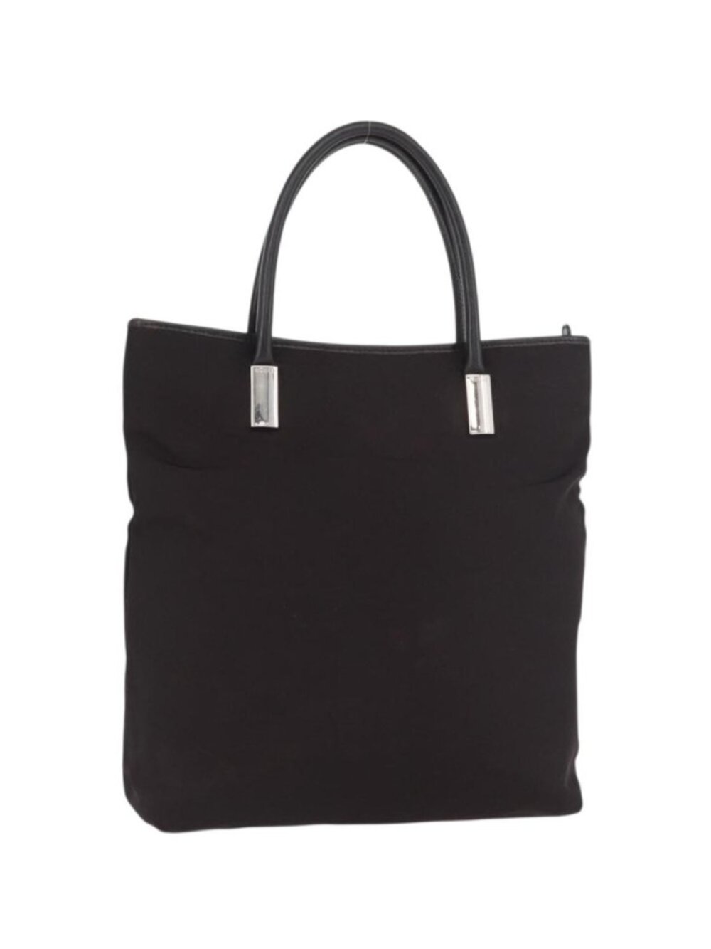 GUCCI Tote Bag Canvas Brown Silver 002 2123 0458